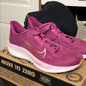 Nike Women's Berry and Gold Athletic Shoes